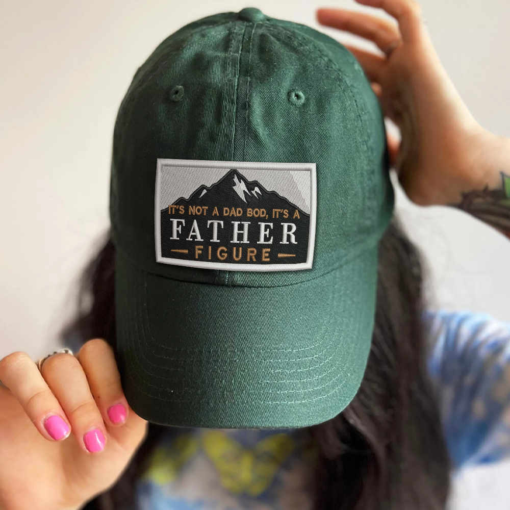 Father Figure Hat | Funny Dad Bod | Custom Embroidered & Colors