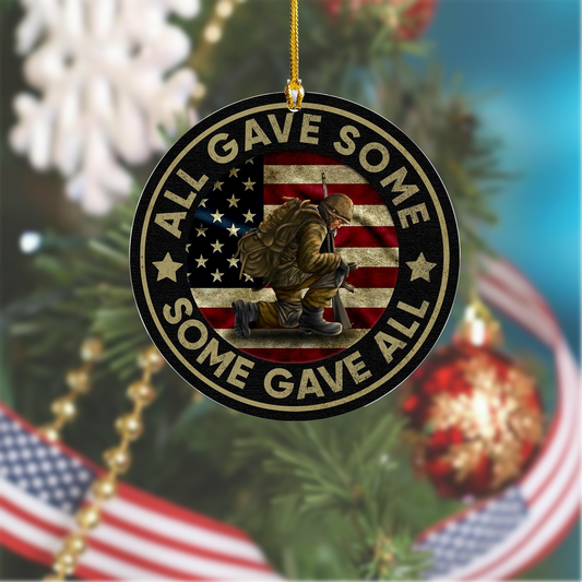 All Gave Some Wooden Christmas Ornaments for Tree Decorations