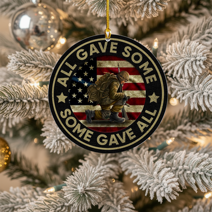 All Gave Some Wooden Christmas Ornaments for Tree Decorations