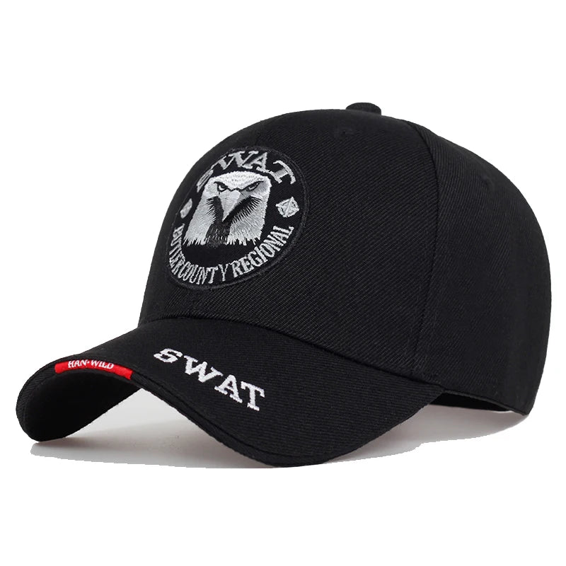 Tactical Eagle Patch Cap | Embroidered Special Unit Style
