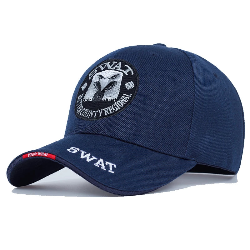 Tactical Eagle Patch Cap | Embroidered Special Unit Style