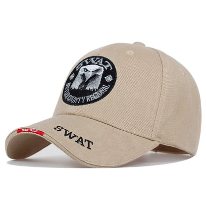 Tactical Eagle Patch Cap | Embroidered Special Unit Style