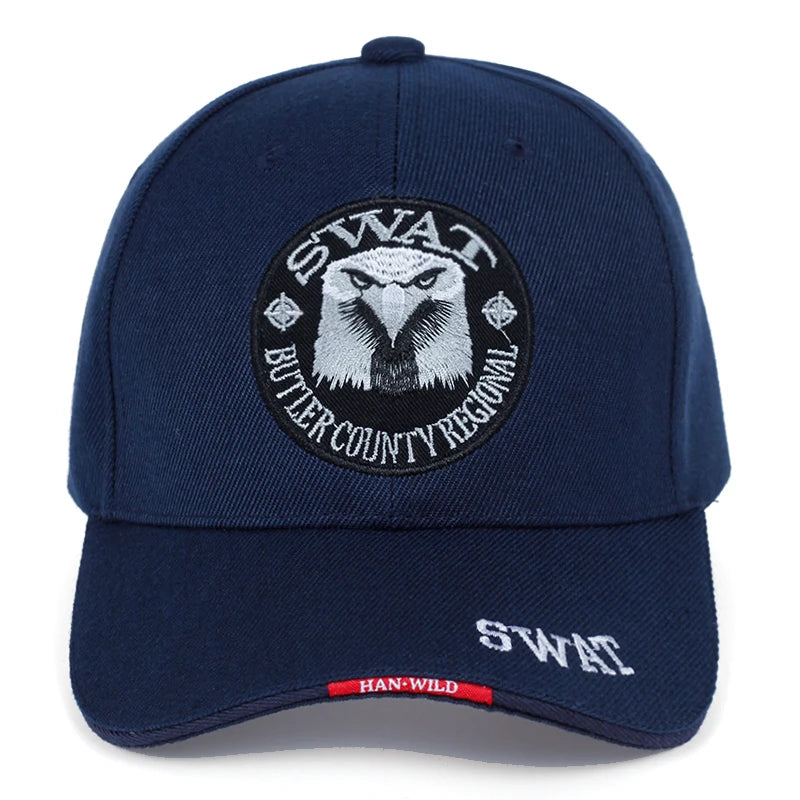 Tactical Eagle Patch Cap | Embroidered Special Unit Style