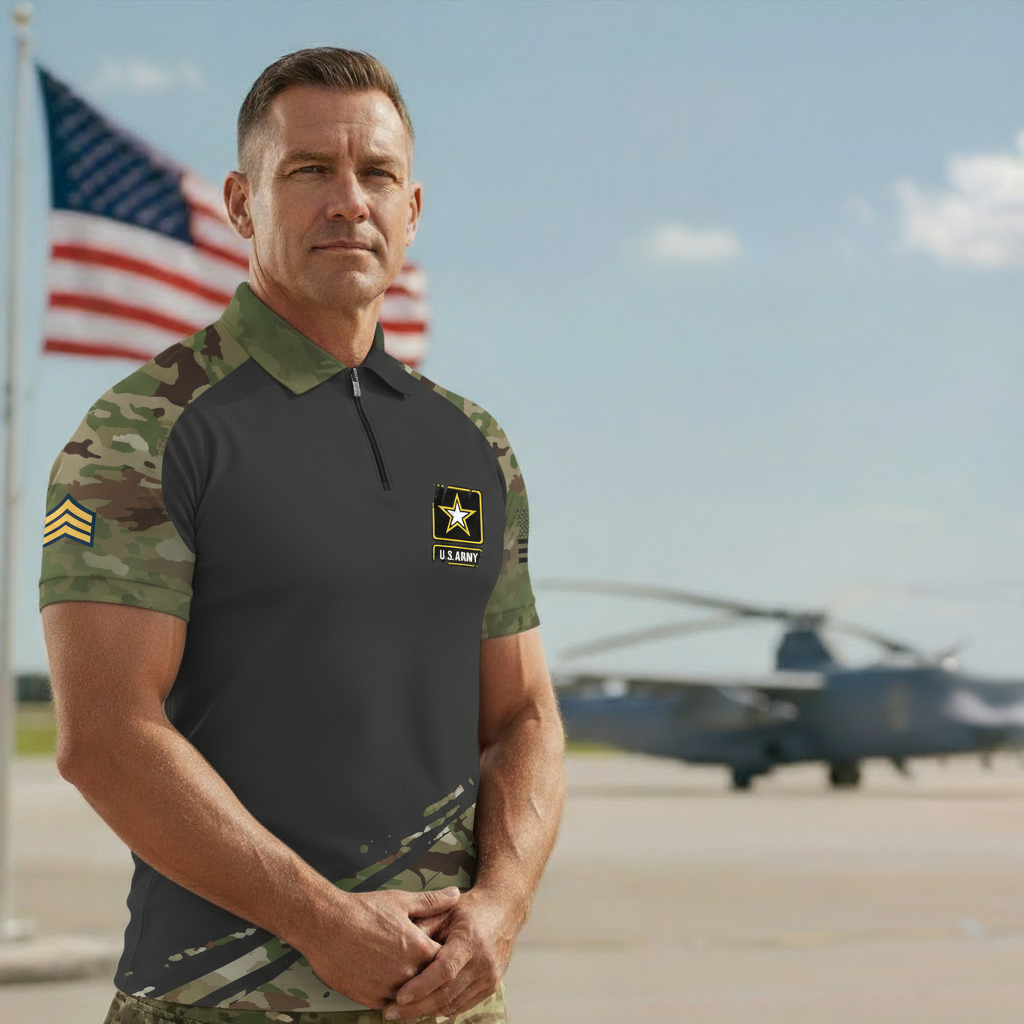 The "Patriot Strike" Performance Polo