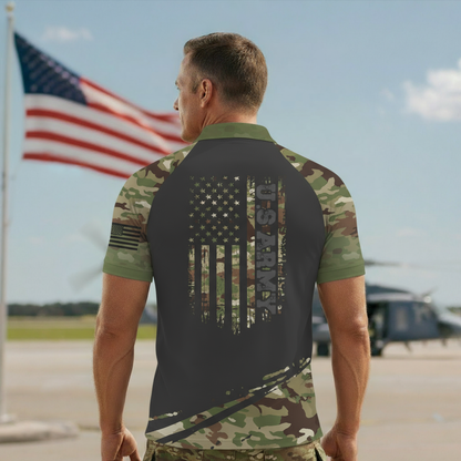 The "Patriot Strike" Performance Polo