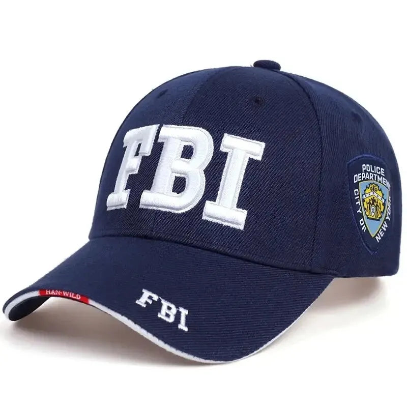 Tactical Agency Style Cap | Embroidered Initials & Emblem