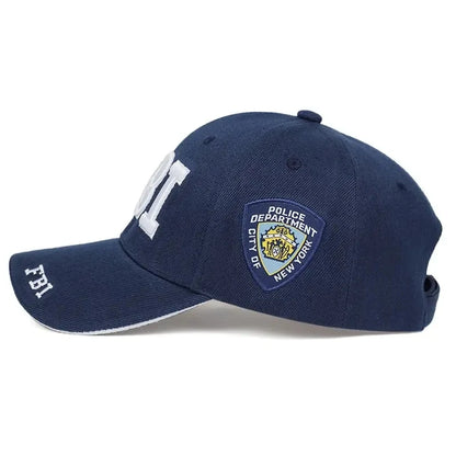 Tactical Agency Style Cap | Embroidered Initials & Emblem