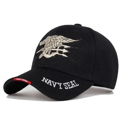 Embroidered Anchor Baseball Cap | Military Naval Style