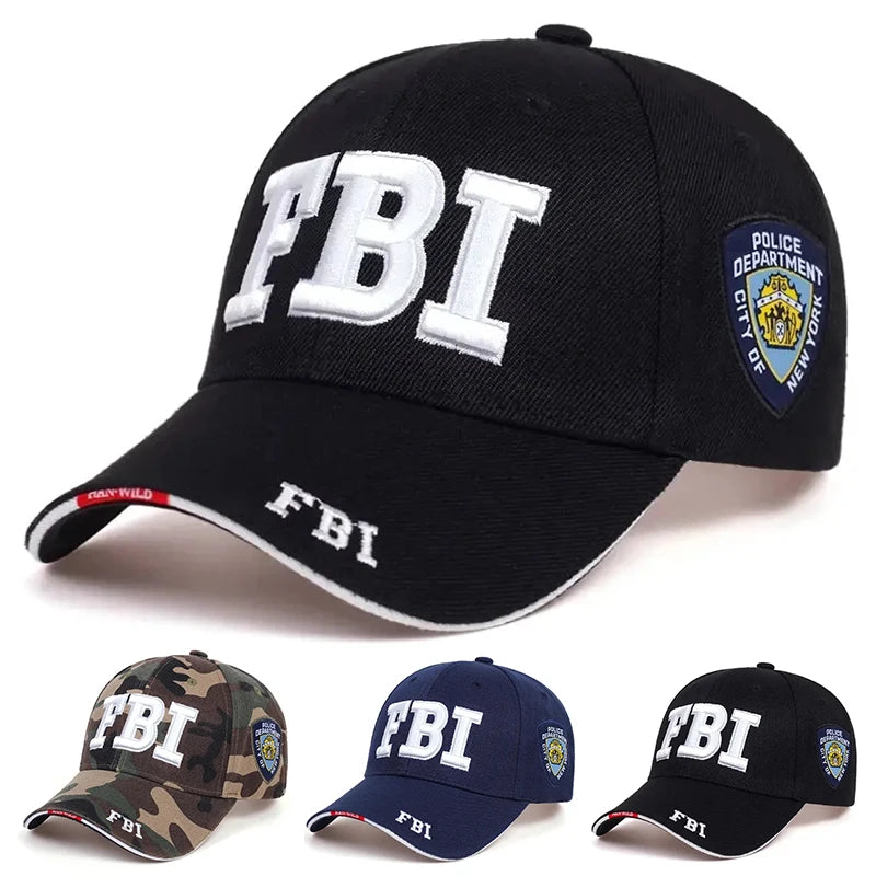 Tactical Agency Style Cap | Embroidered Initials & Emblem