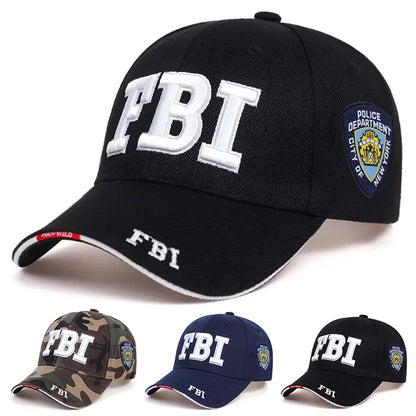 Tactical Agency Style Cap | Embroidered Initials & Emblem