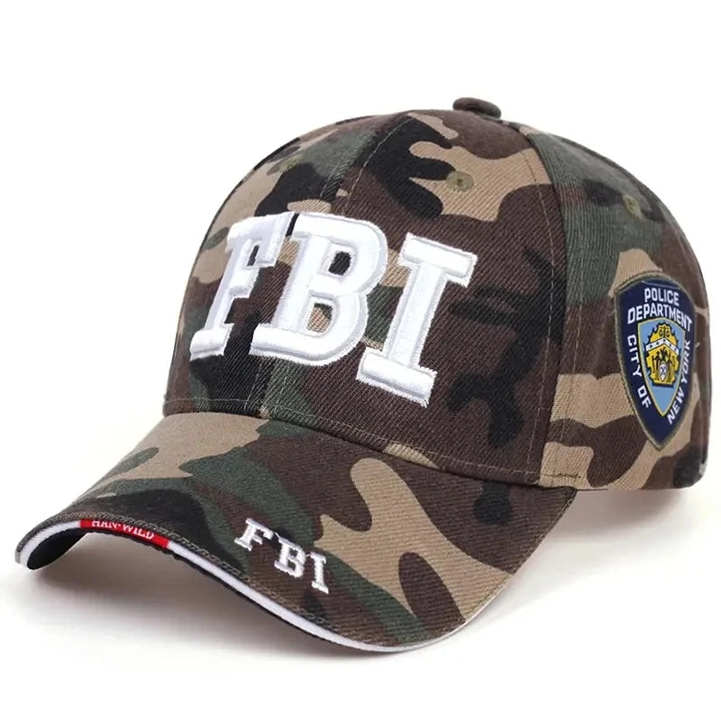 Tactical Agency Style Cap | Embroidered Initials & Emblem
