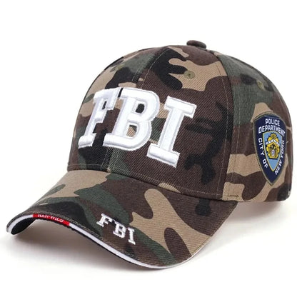 Tactical Agency Style Cap | Embroidered Initials & Emblem