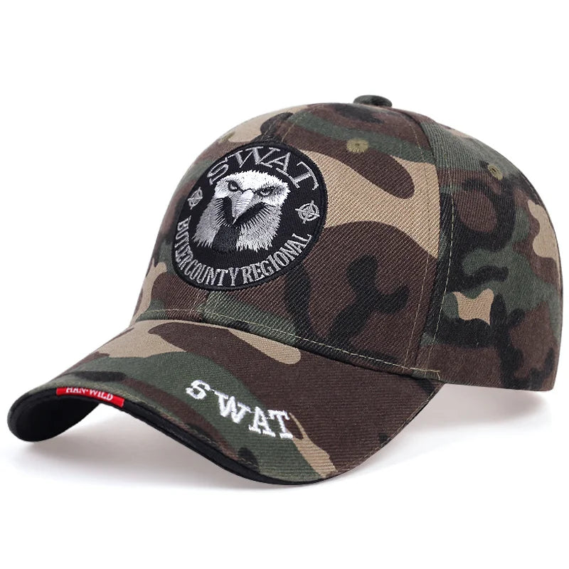 Tactical Eagle Patch Cap | Embroidered Special Unit Style