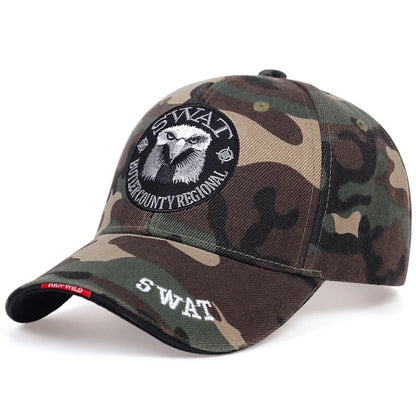 Tactical Eagle Patch Cap | Embroidered Special Unit Style