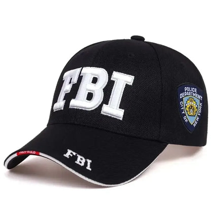 Tactical Agency Style Cap | Embroidered Initials & Emblem