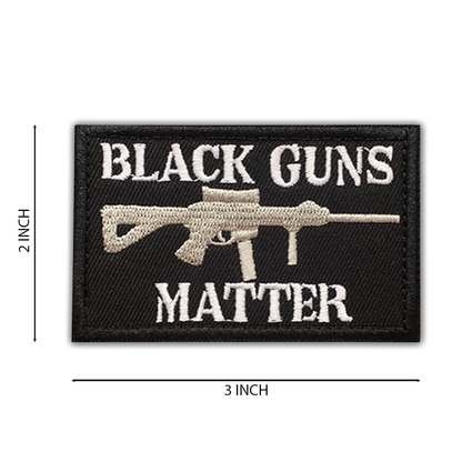 Black Guns Matter Embroidered Patch
