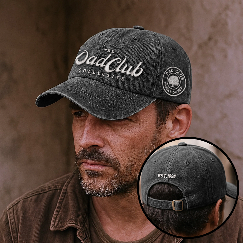The Dad Club Collective Hat | Custom Embroidered, Personalized & Colors