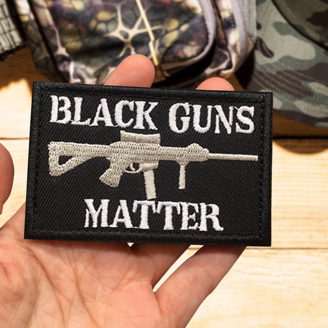 Black Guns Matter Embroidered Patch