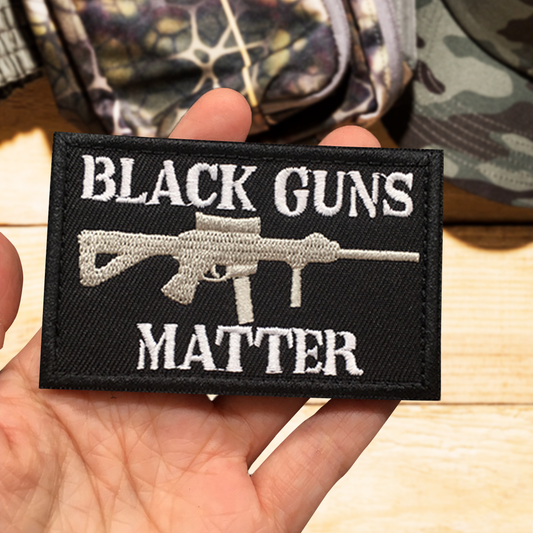 Black Guns Matter Embroidered Patch