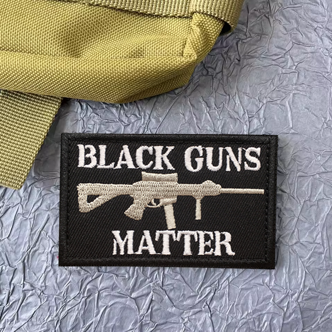 Black Guns Matter Embroidered Patch