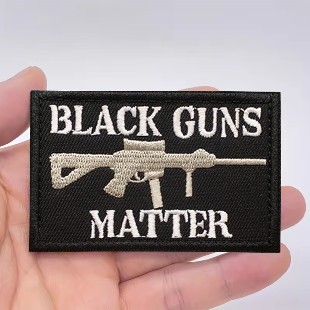 Black Guns Matter Embroidered Patch