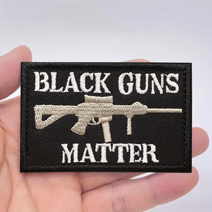 Black Guns Matter Embroidered Patch