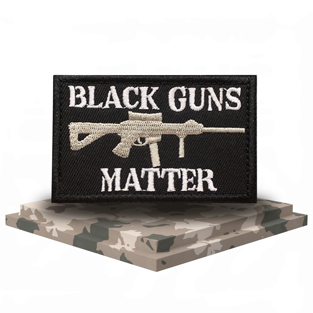 Black Guns Matter Embroidered Patch