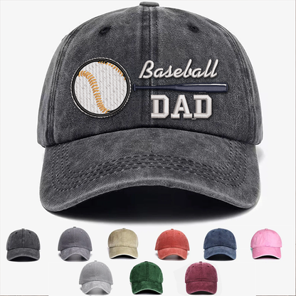 Custom Embroidered Baseball DAD Hat | Personalized Names & Year | Vintage Cap