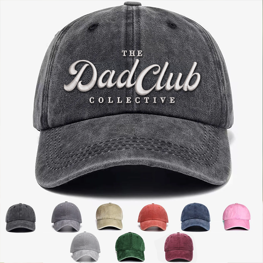 The Dad Club Collective Hat | Custom Embroidered, Personalized & Colors