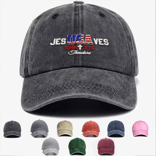 JesUSAves Embroidered Vintage Cap LANT1037