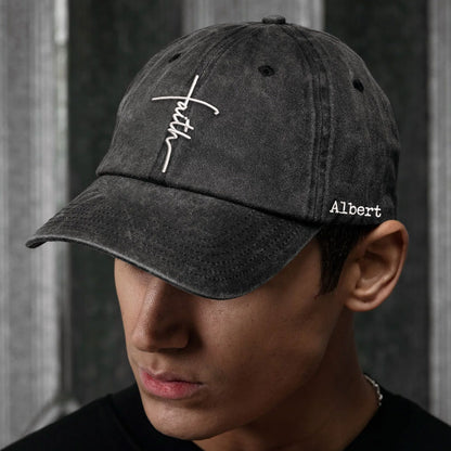 Faith Embroidered Cap LANT1041