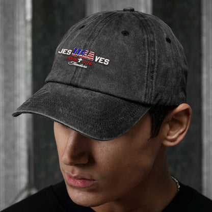 JesUSAves Embroidered Vintage Cap LANT1037