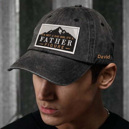 Father Figure Hat | Funny Dad Bod | Custom Embroidered & Colors