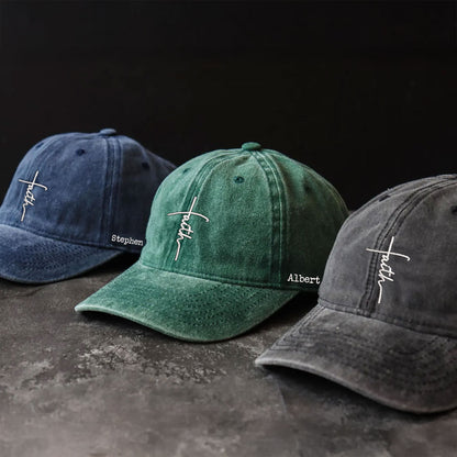 Faith Embroidered Cap LANT1041