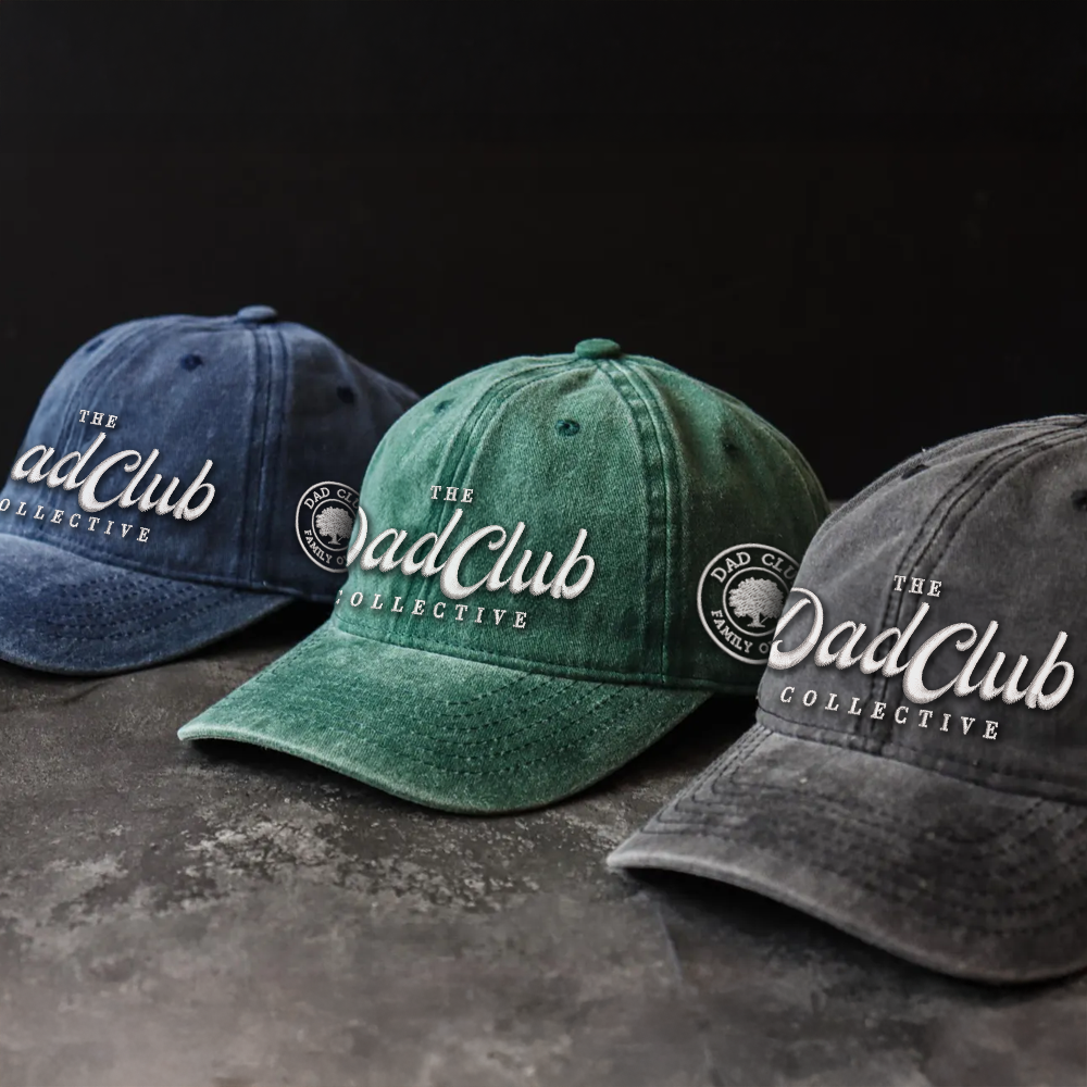 The Dad Club Collective Hat | Custom Embroidered, Personalized & Colors