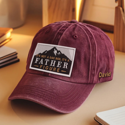 Father Figure Hat | Funny Dad Bod | Custom Embroidered & Colors