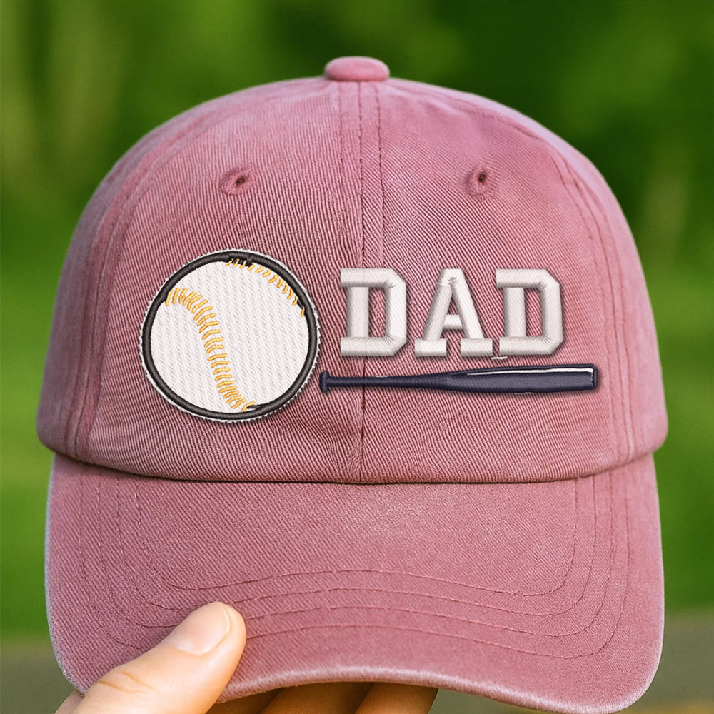 Custom Embroidered DAD Hat | Personalized Names & Year | Vintage Cap