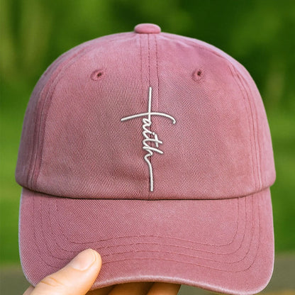 Faith Embroidered Cap LANT1041