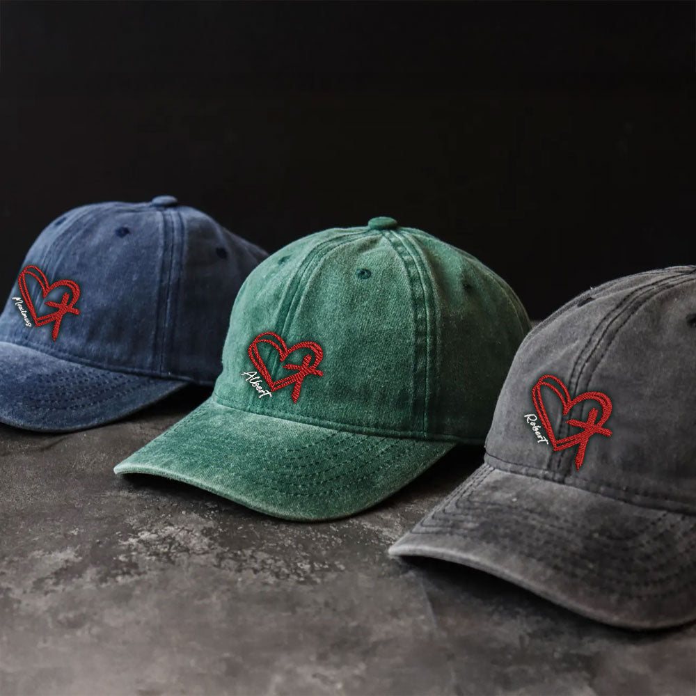 Jesus Has My Back Embroidered Cap LANT1038