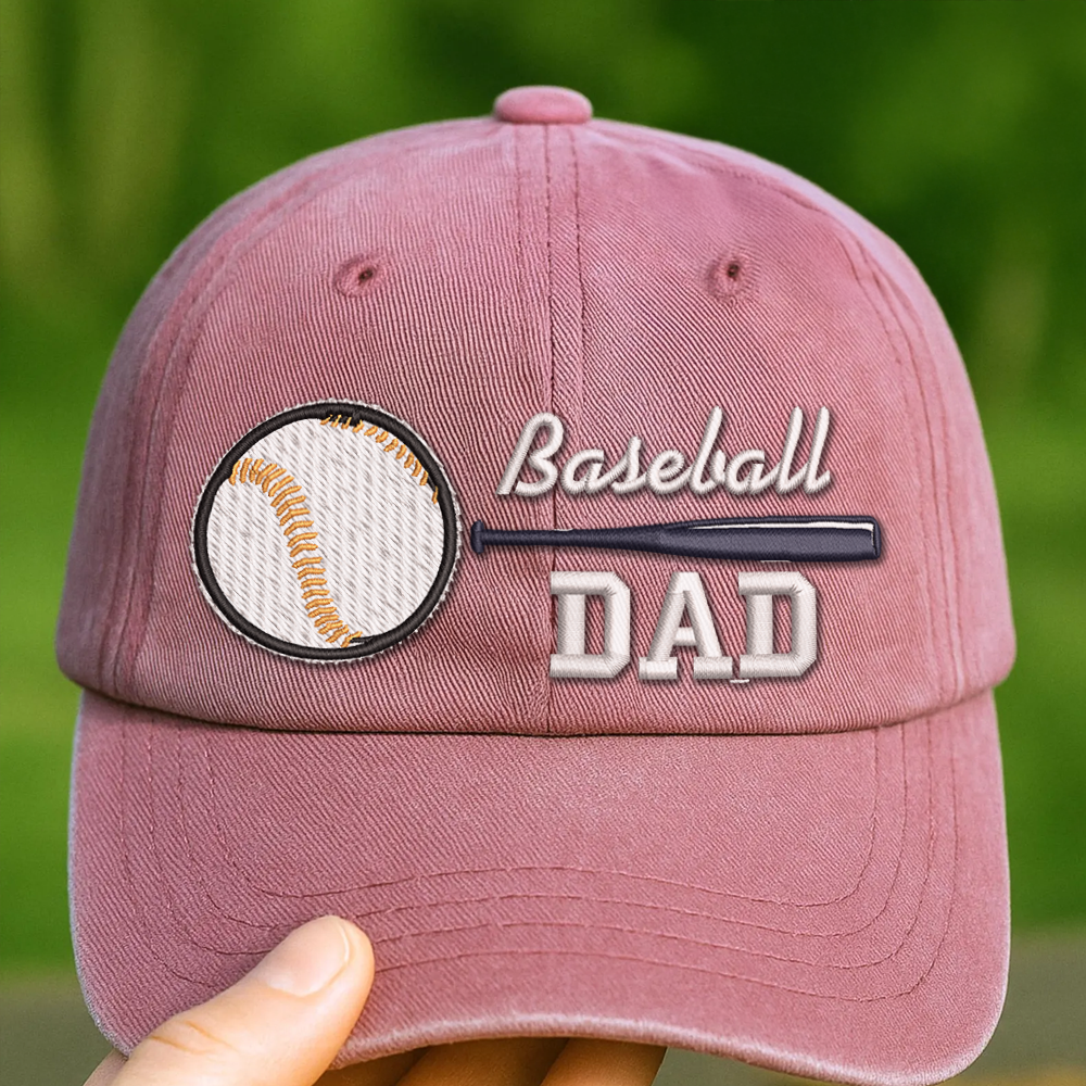 Custom Embroidered Baseball DAD Hat | Personalized Names & Year | Vintage Cap
