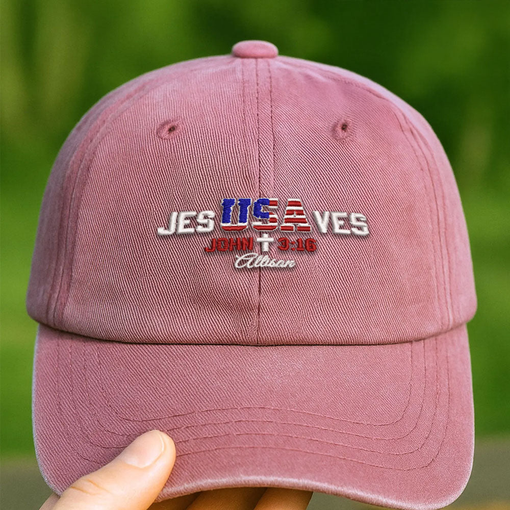JesUSAves Embroidered Vintage Cap LANT1037