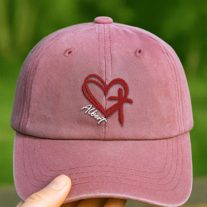 Jesus Has My Back Embroidered Cap LANT1038