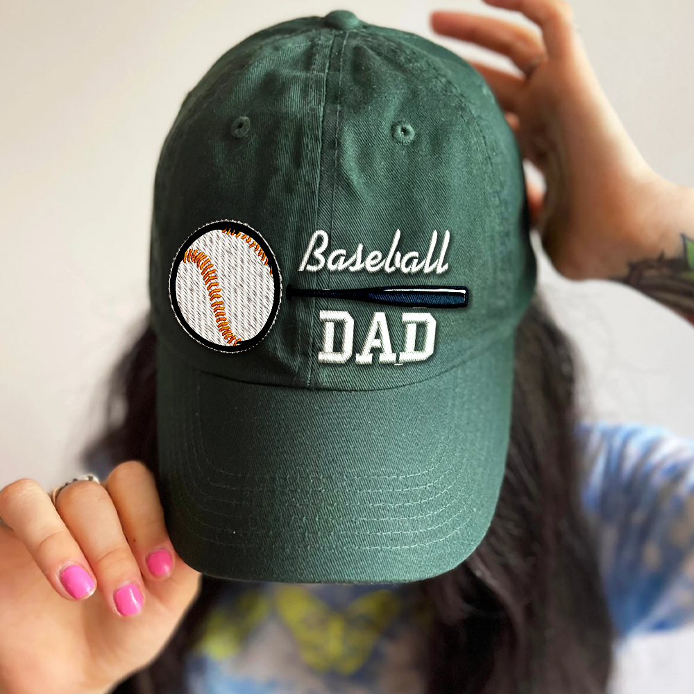 Custom Embroidered Baseball DAD Hat | Personalized Names & Year | Vintage Cap
