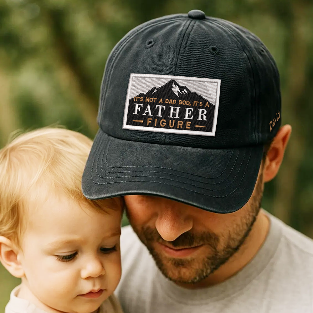 Father Figure Hat | Funny Dad Bod | Custom Embroidered & Colors