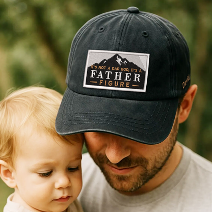 Father Figure Hat | Funny Dad Bod | Custom Embroidered & Colors