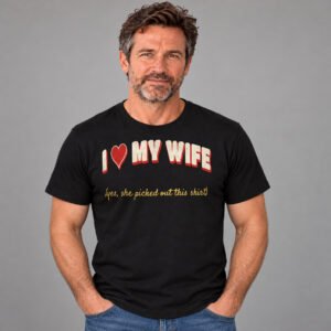 I ♥ My Wife Shirt – Mike studio photo