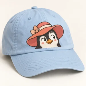 Penguin Sunhat – Funny Cartoon Dad Hat