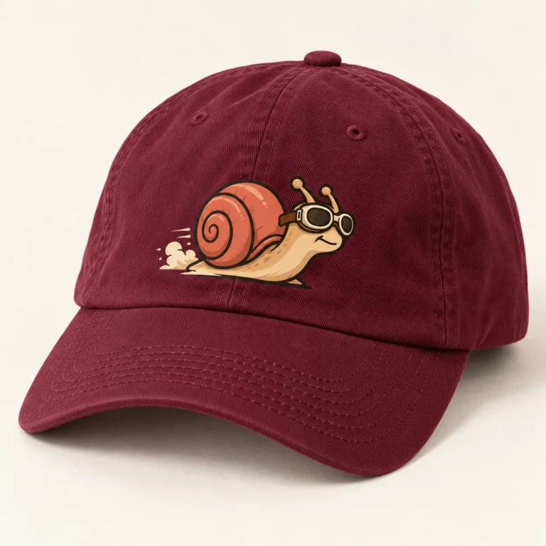 Snail Speed Goggles – Funny Cartoon Dad Hat